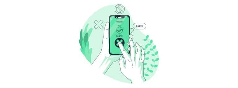 Como cancelar o plano de celular?