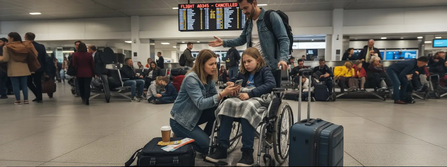 Tribunal aumenta indenização para família por falhas em voo com passageiro cadeirante