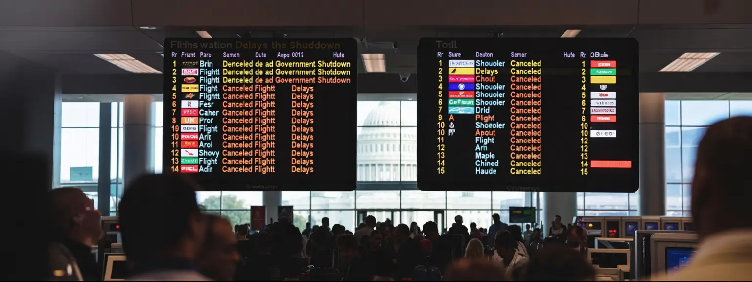 Como o shutdown nos EUA impacta voos e que lei protege os passageiros brasileiros?