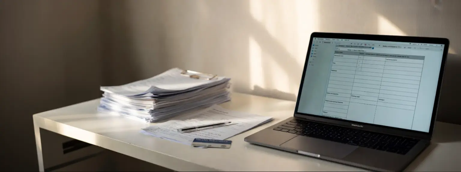 Check-list de documentos para ações contra plano de saúde (reajuste, negativa e cancelamento)