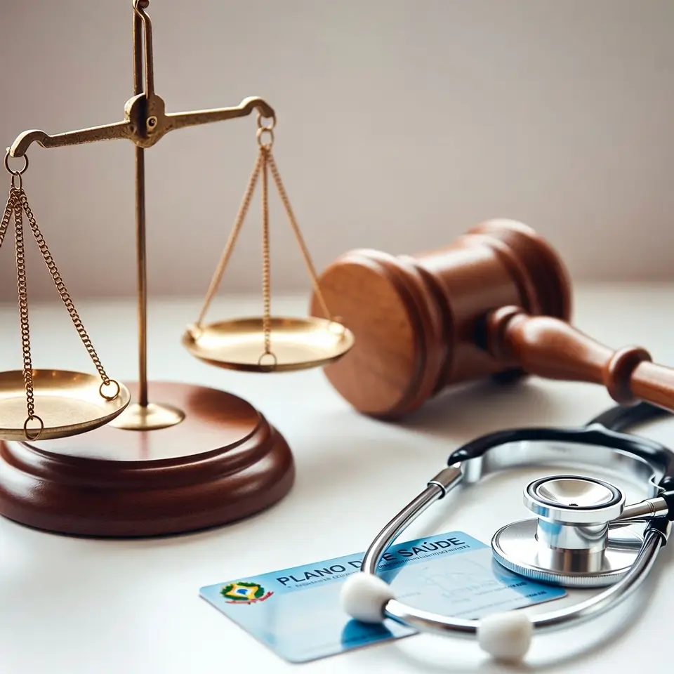 Símbolo da justiça representando vitória judicial contra negativa de imunoglobulina endovenosa no TJSP.