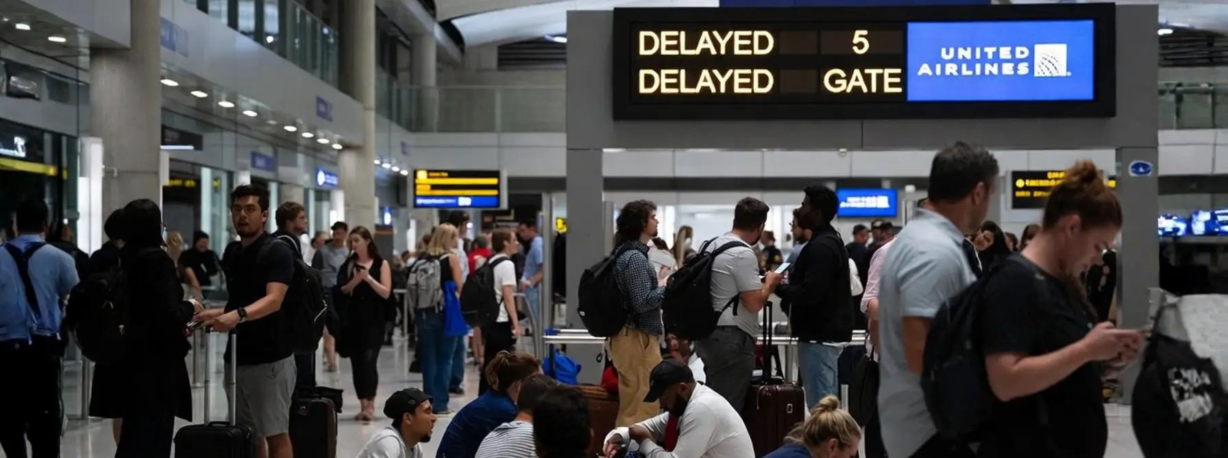 United Airlines condenada por atraso de voo