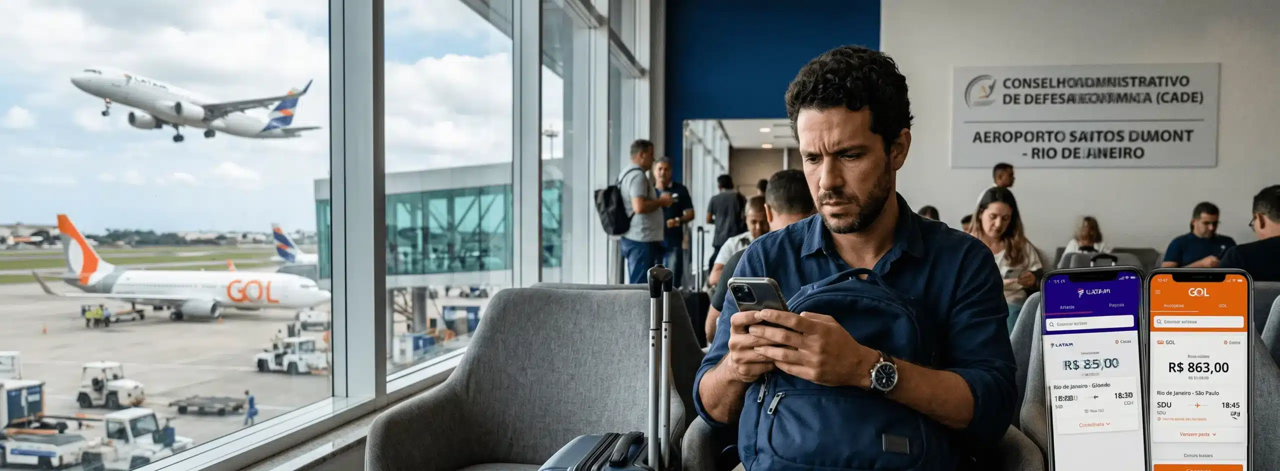 CADE investiga alinhamento de preços de passagens aéreas entre Latam e Gol: o que isso muda para você