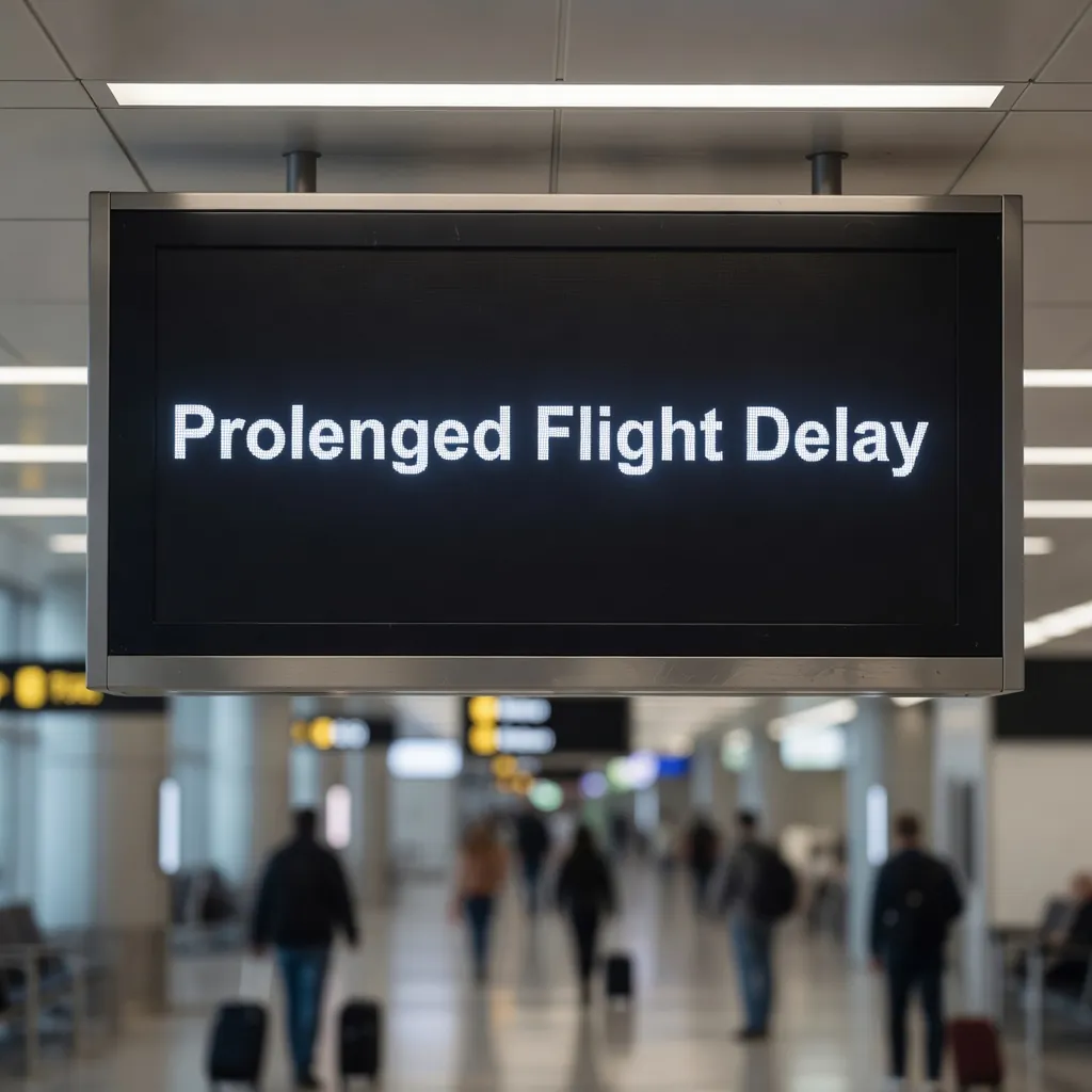 Ilustração detalhada American Airlines atraso de voo indenização