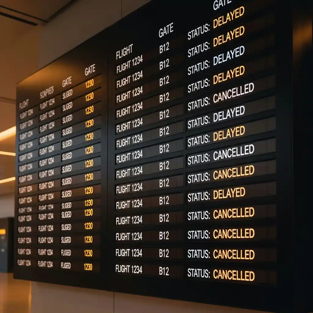 Ilustração detalhada cancelamento de voo British Airways indenização