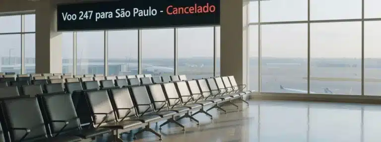GOL condena­da por cancelamento e 11h de atraso